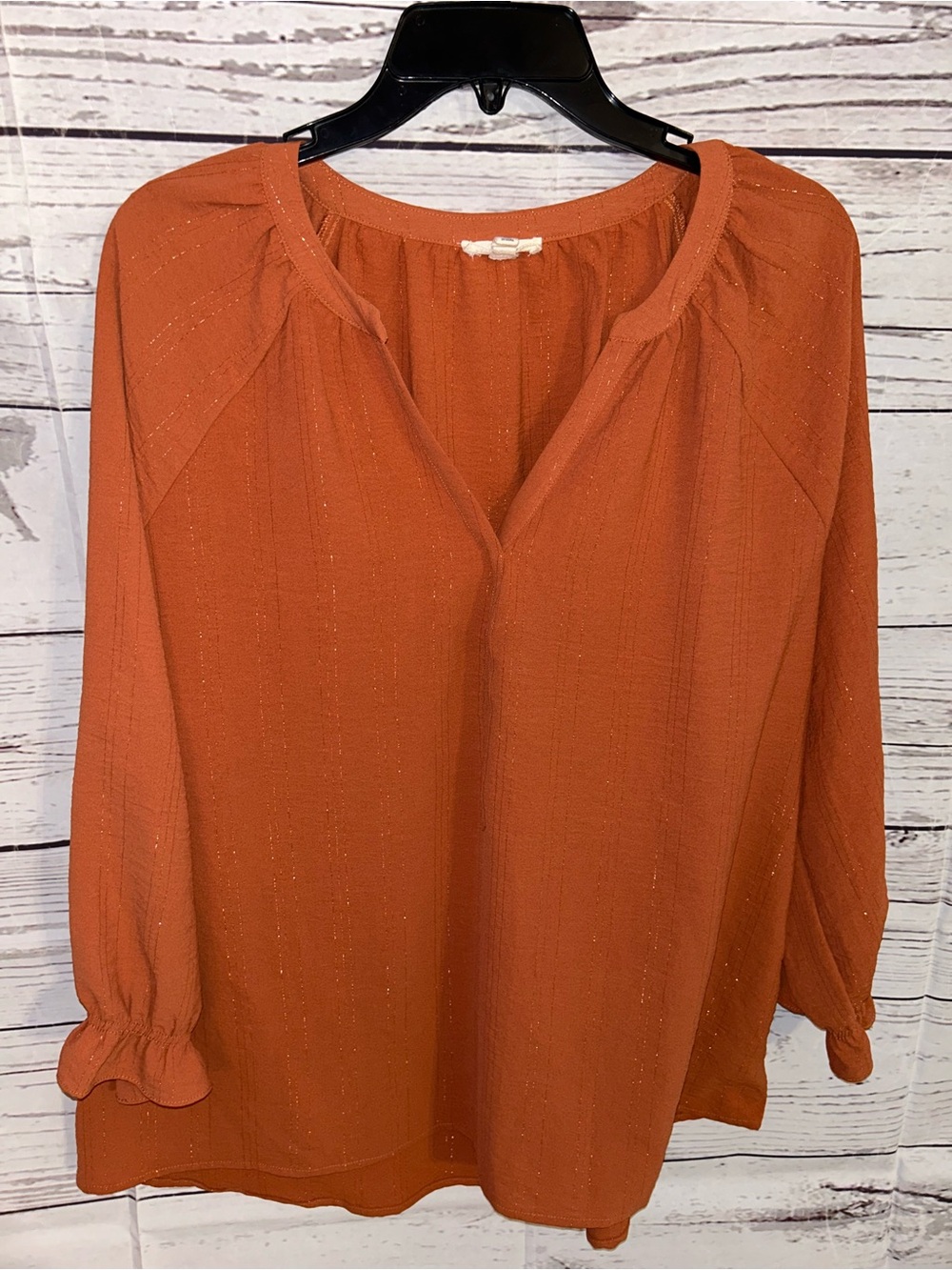 Como Blu orange top